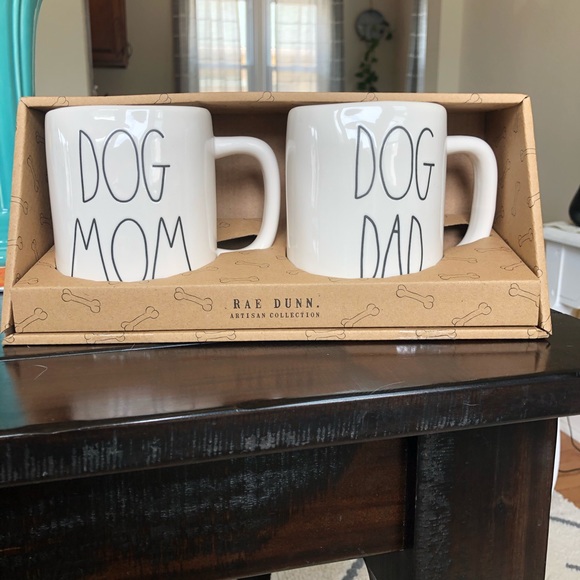 Rae Dunn Other - Rae Dunn “Dog Mom” and “Dog Dad” mug set